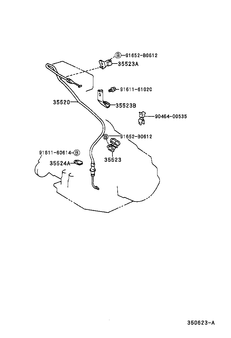 35520-42050 CABLE ASSY, THROTTLE product image