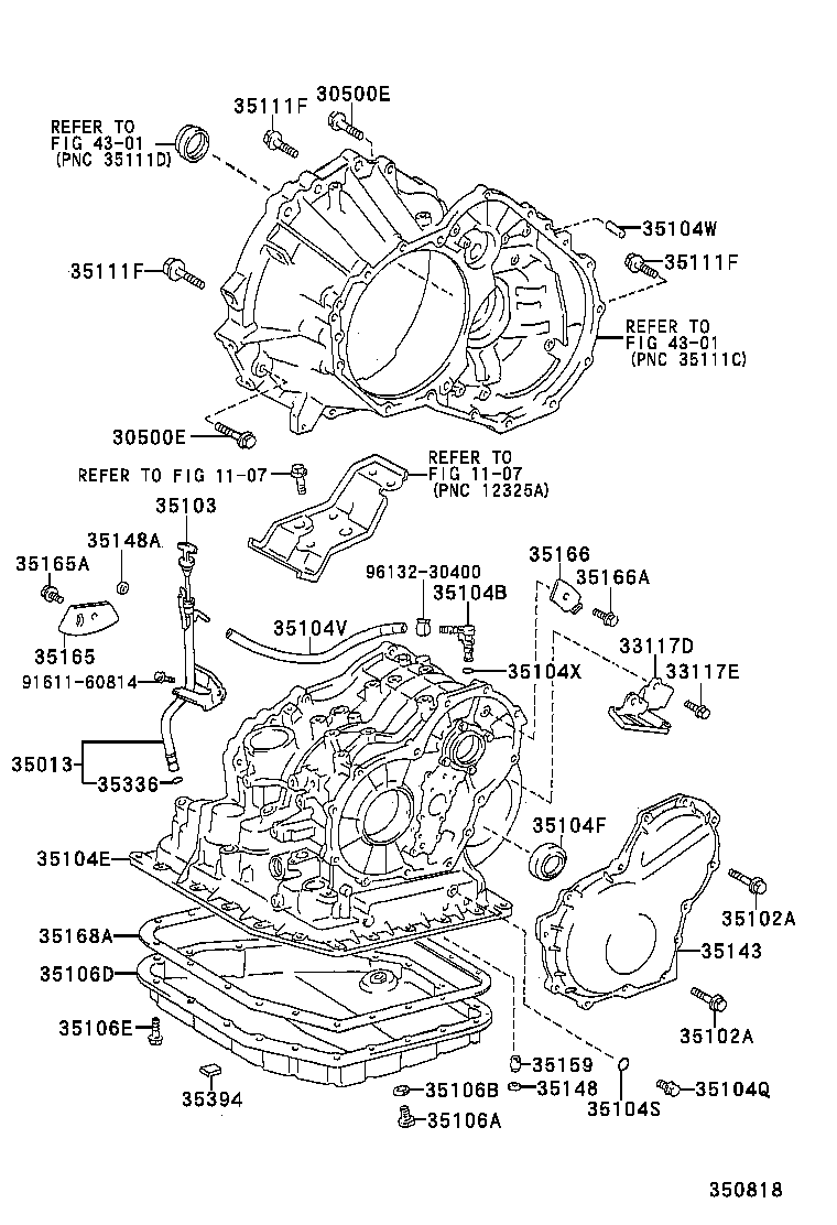 90311-35047 SEAL, OIL (FOR TRANSAXLE CASE) product image