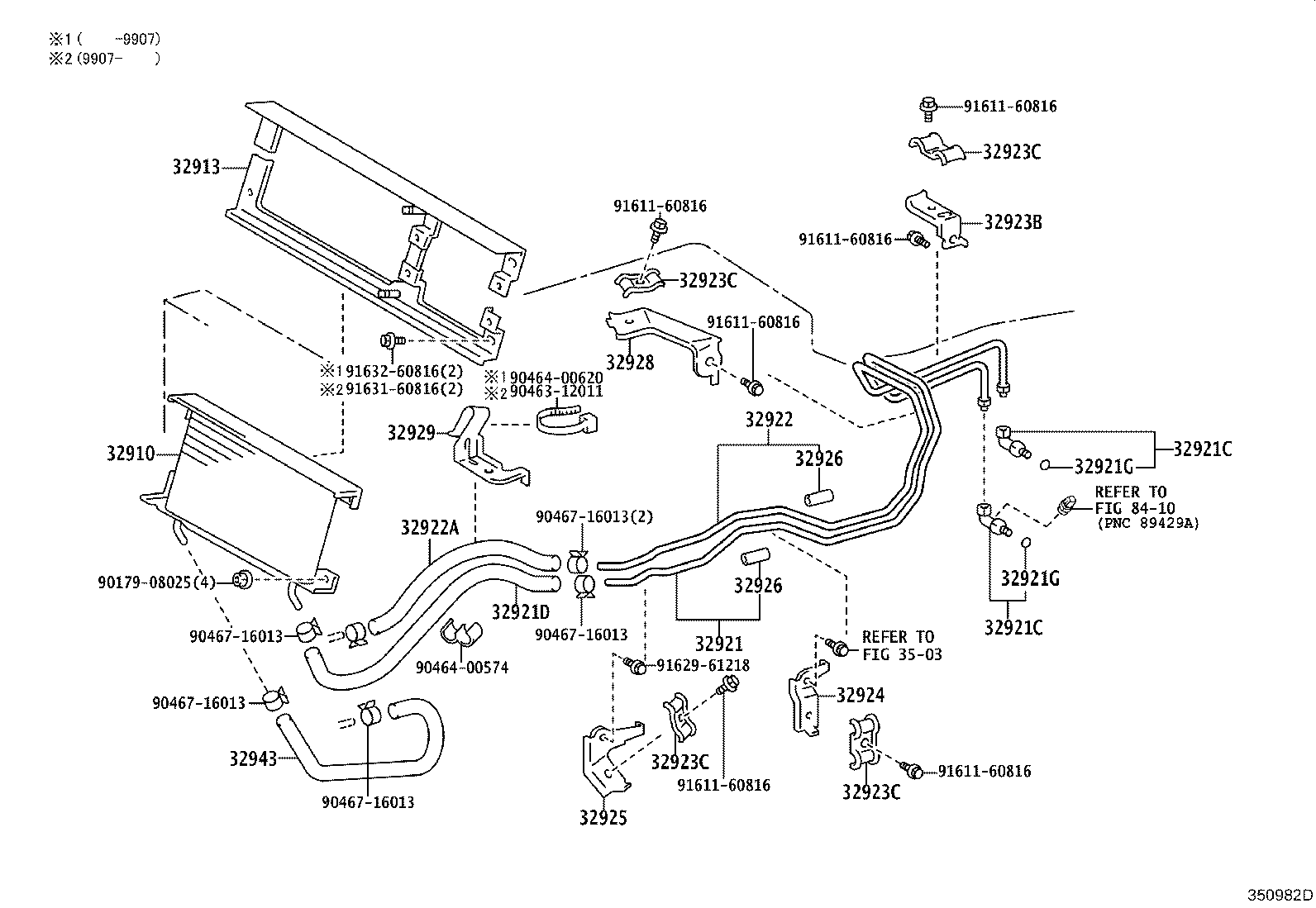 32941-36060 HOSE(FOR OIL COOLER INLET) product image