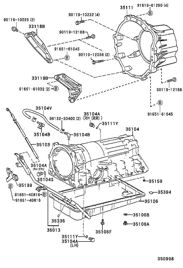 35106-35150 PAN SUB-ASSY, AUTOMATIC TRANSMISSION OIL product image