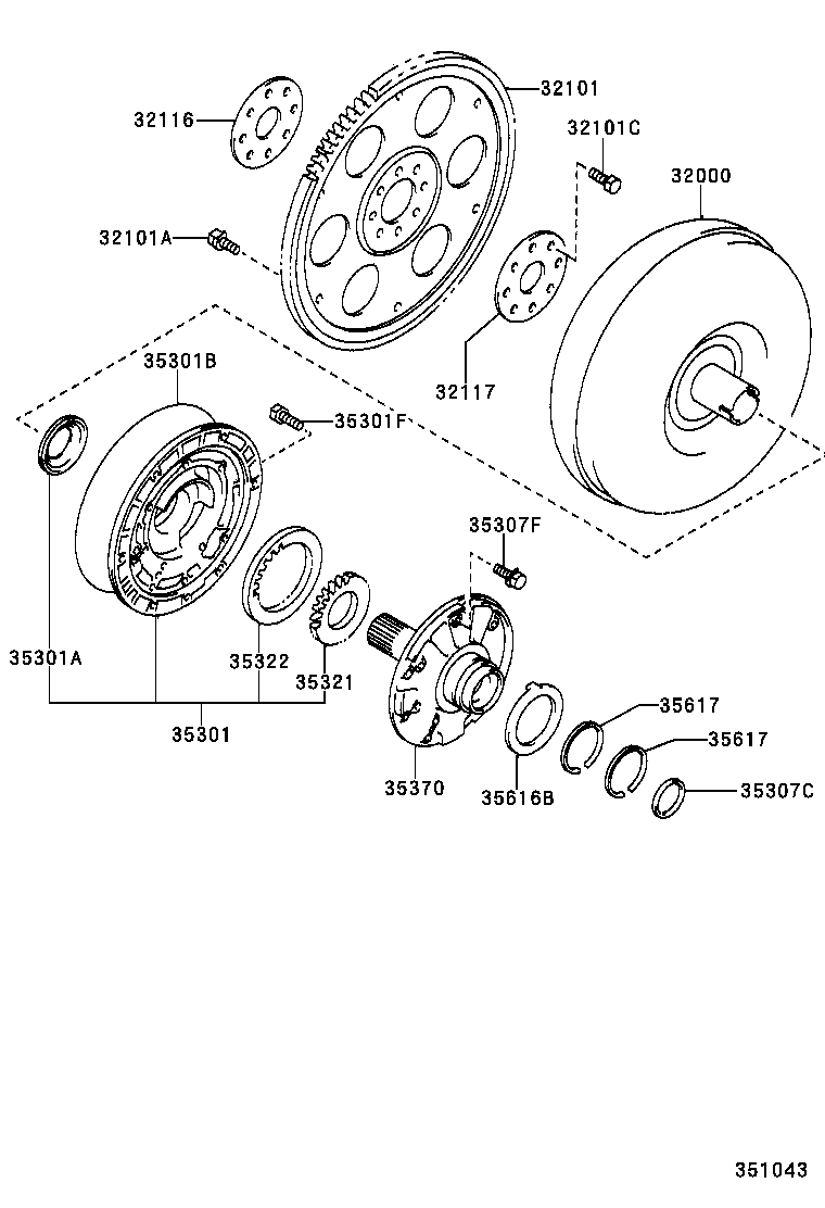 32000-20260 CONVERTER ASSY, TORQUE product image