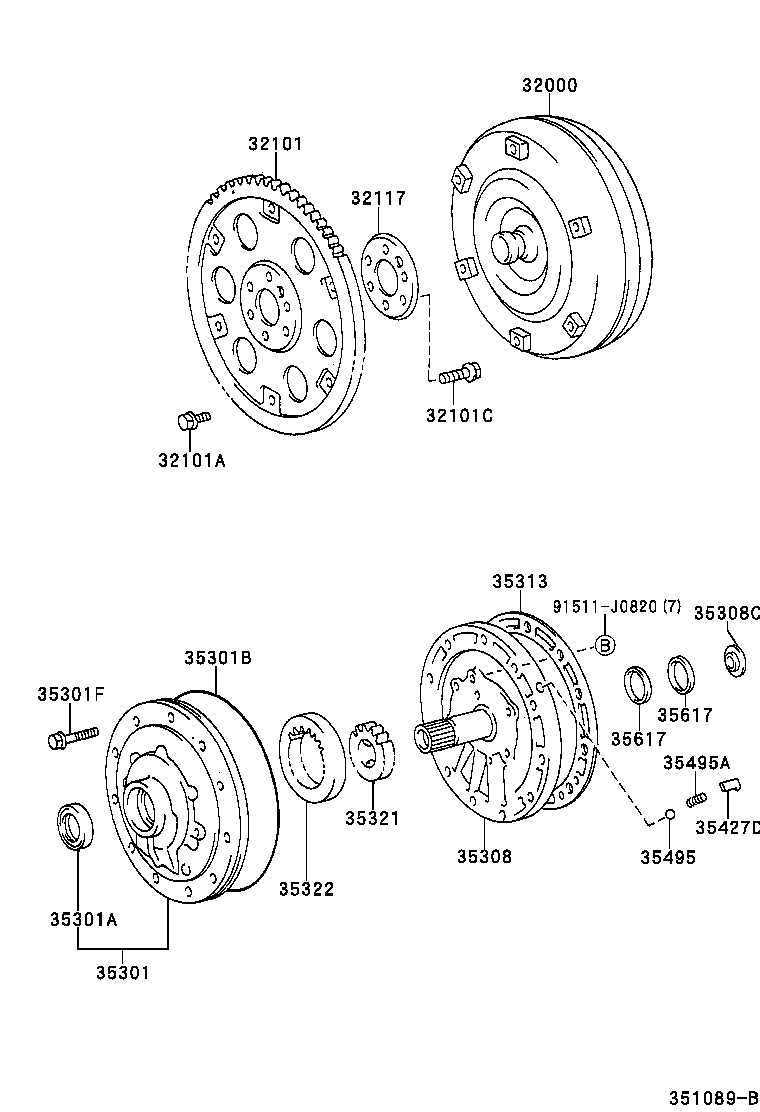 35301-60020 BODY SUB-ASSY, FRONT OIL PUMP product image