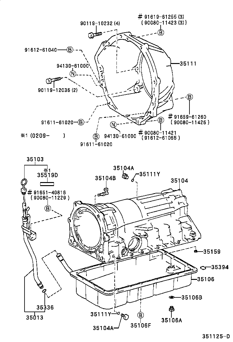 35106-35060 PAN SUB-ASSY, AUTOMATIC TRANSMISSION OIL product image