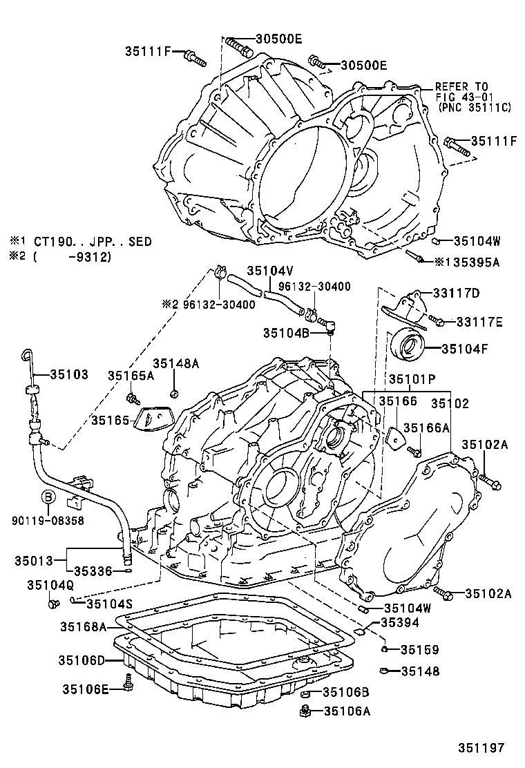 35013-20521 TUBE SUB-ASSY, TRANSMISSION OIL FILLER product image