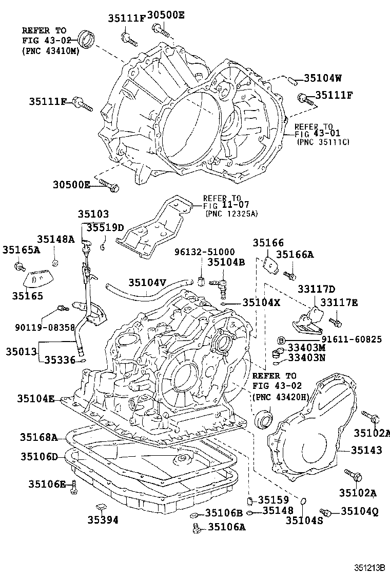 35012-21020 HOSE SUB-ASSY, TRANSMISSION BREATHER product image