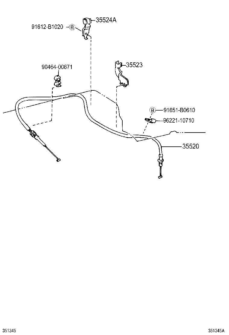 35520-26080 CABLE ASSY, THROTTLE product image