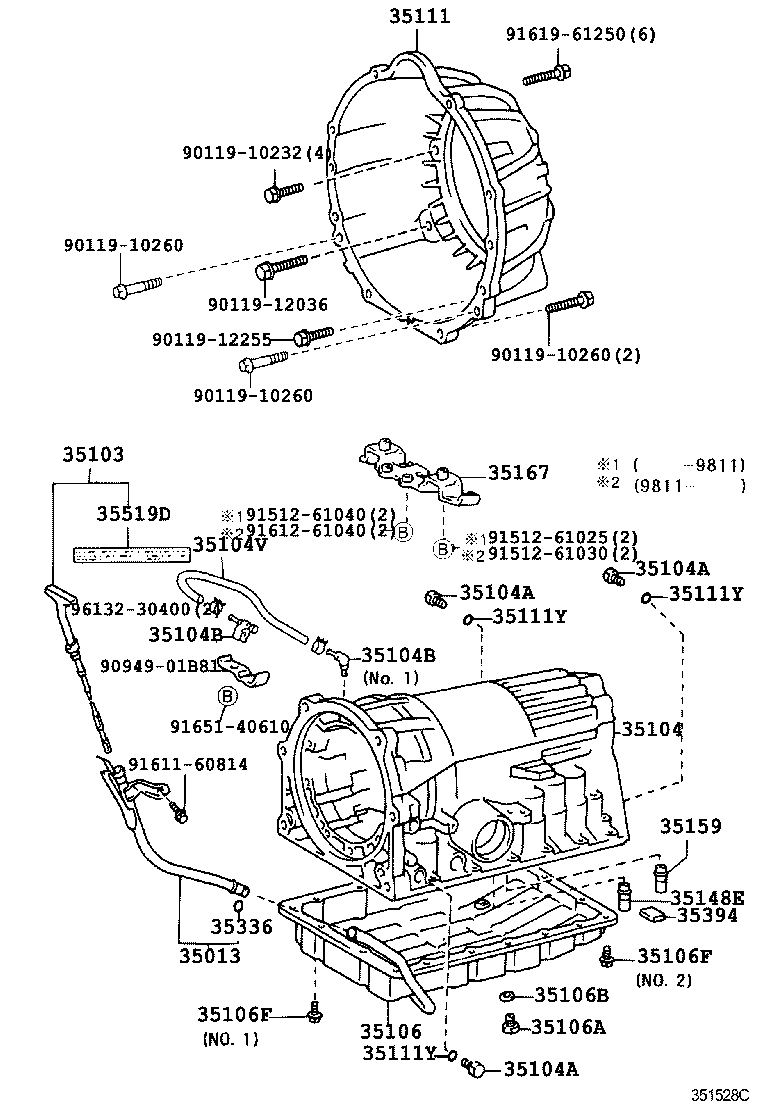 35111-22090 HOUSING, AUTOMATIC TRANSMISSION product image