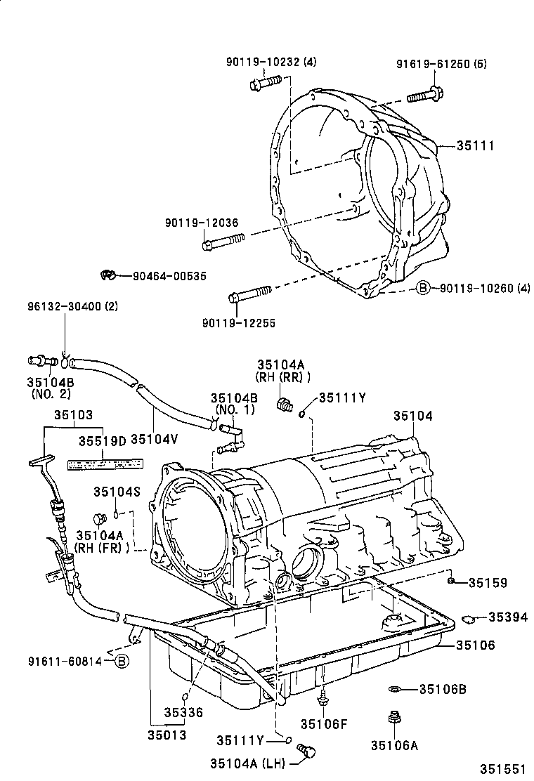 35103-30401 GAGE SUB-ASSY, TRANSMISSION OIL LEVEL product image