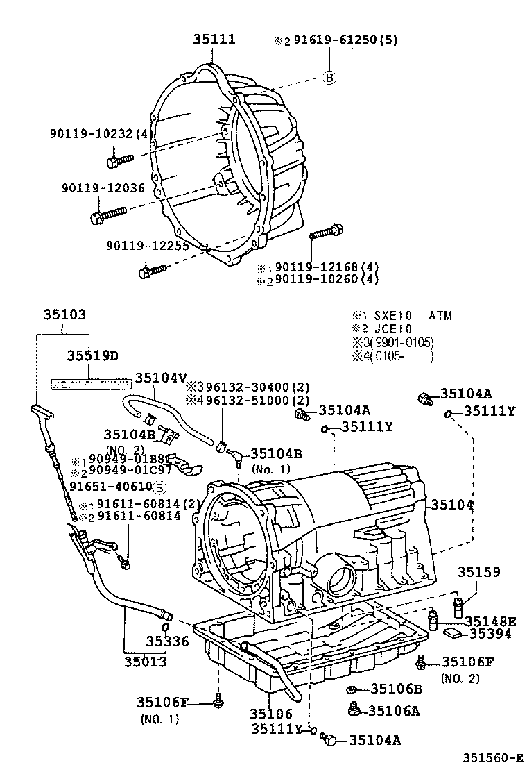 35106-30220 PAN SUB-ASSY, AUTOMATIC TRANSMISSION OIL product image