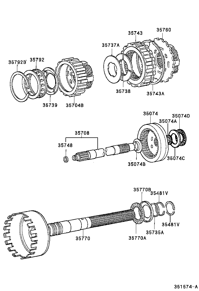 35760-22030 GEAR ASSY, REAR PLANETARY product image