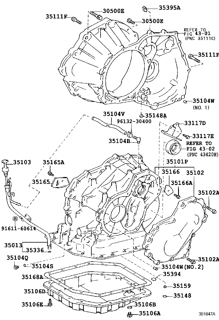 35103-02070 GAGE SUB-ASSY, TRANSMISSION OIL LEVEL product image