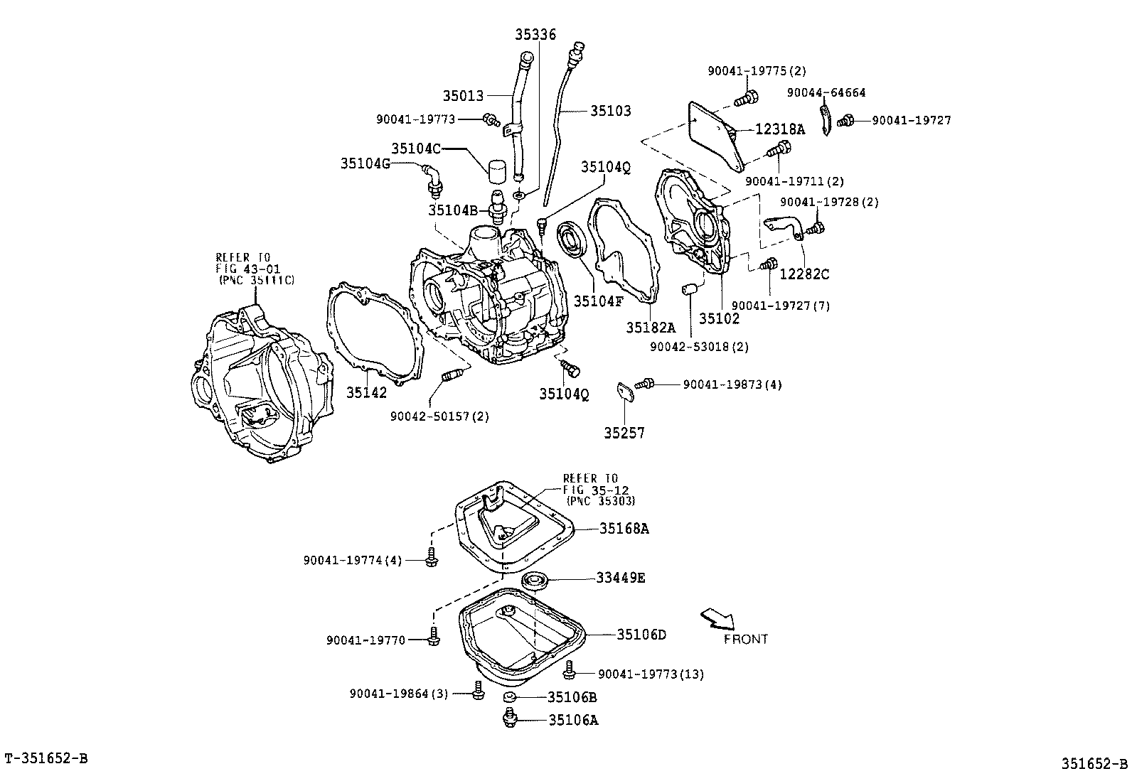 35106-97201 PAN SUB-ASSY, AUTOMATIC TRANSAXLE OIL product image