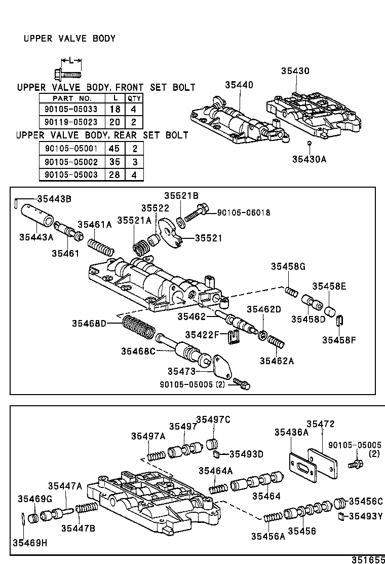 35208-26010 SPRING SUB-ASSY, B-2 ACCUMULATOR product image