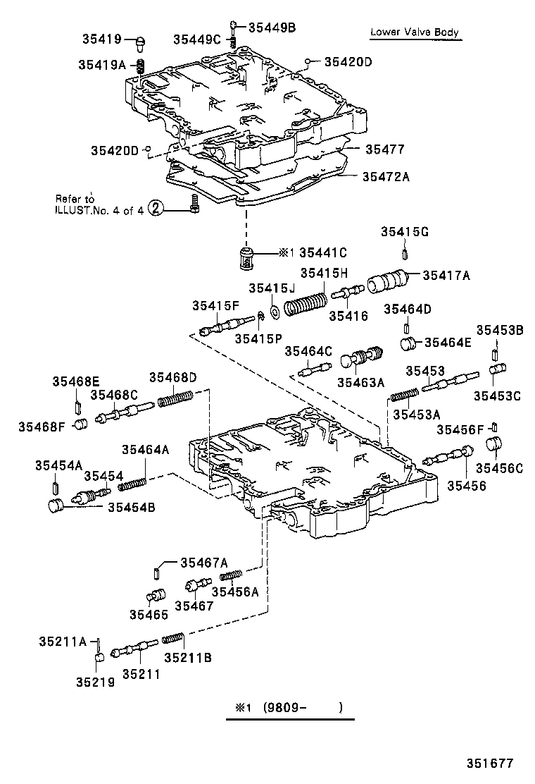 35205-12010 SPRING SUB-ASSY, B-2 ACCUMULATOR product image