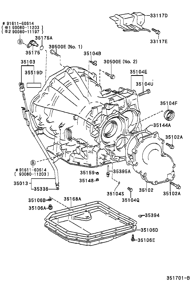 35103-02040 GAGE SUB-ASSY, TRANSMISSION OIL LEVEL product image