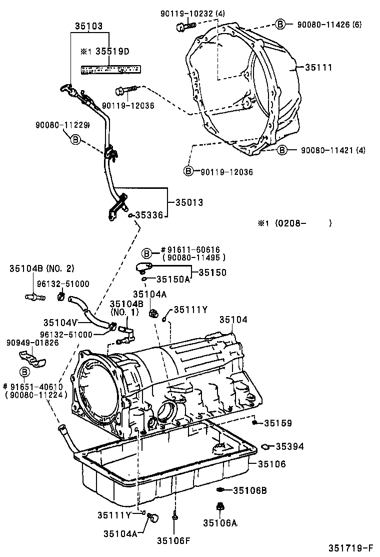35111-0C010 HOUSING, AUTOMATIC TRANSMISSION product image