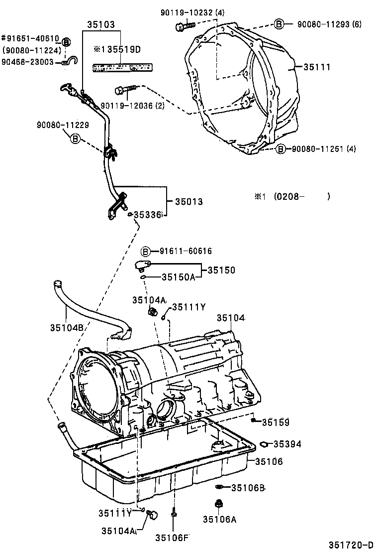 35111-0C010 HOUSING, AUTOMATIC TRANSMISSION product image