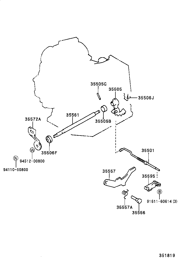 35520-21030 CABLE ASSY, THROTTLE product image