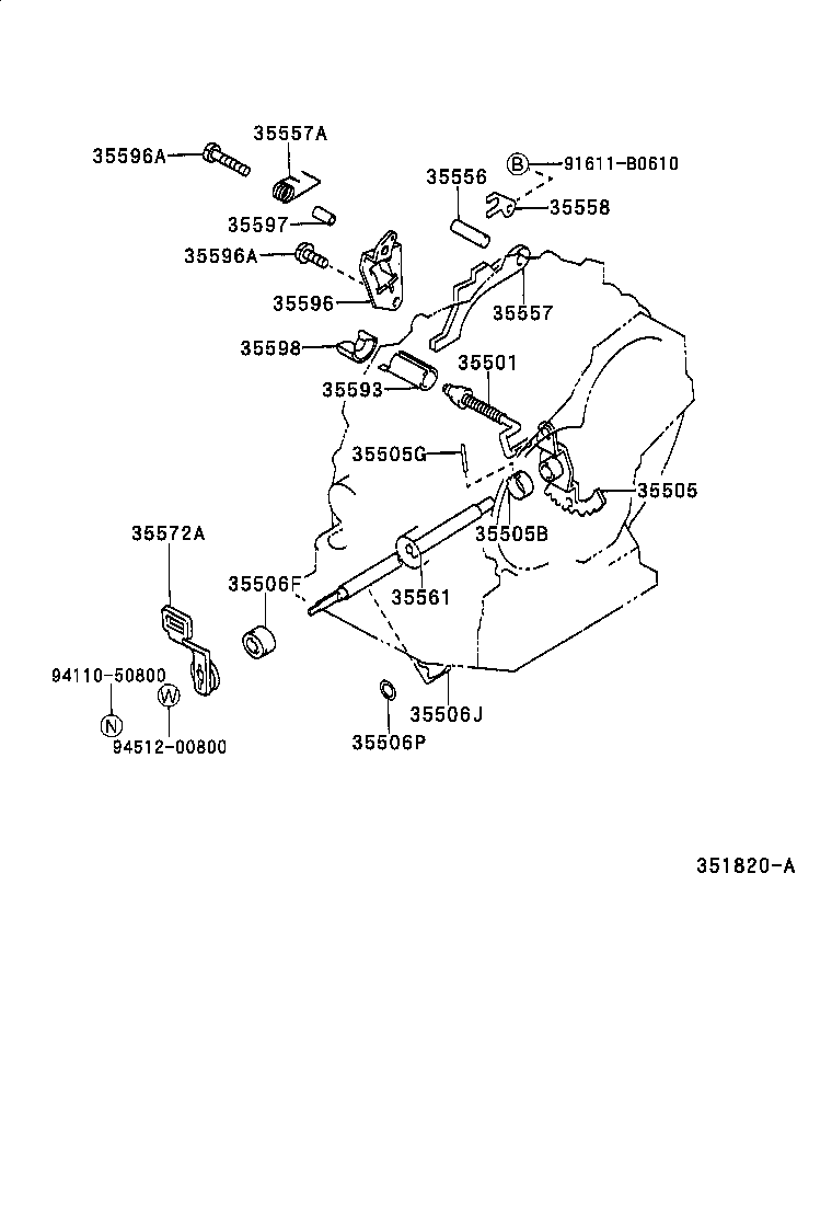 35520-21030 CABLE ASSY, THROTTLE product image