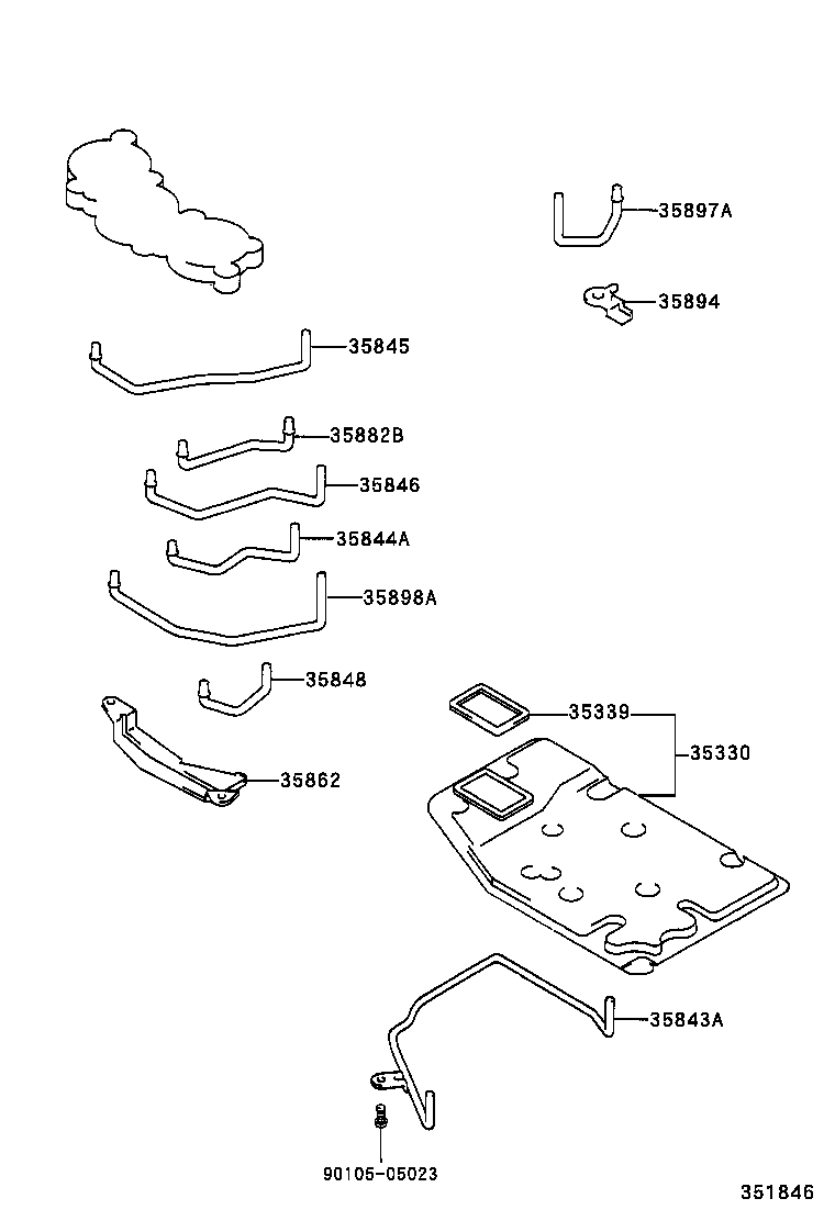 35240-42010 SOLENOID ASSY, AUTOMATIC TRANSMISSION 3WAY product image