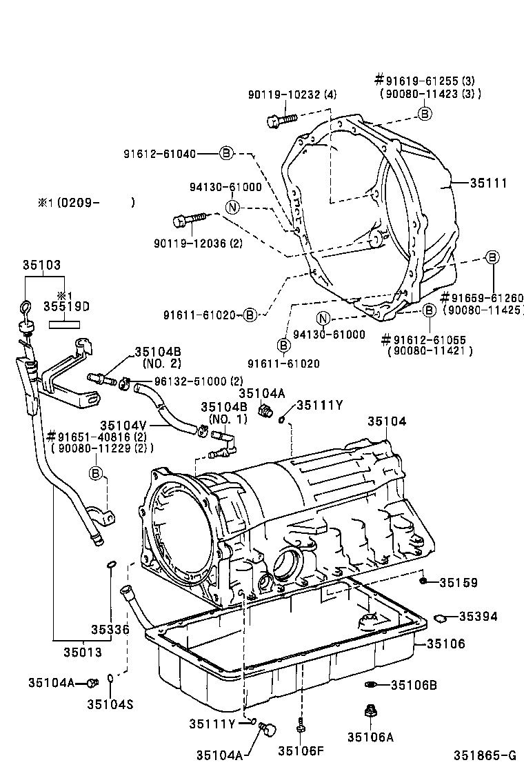 35106-35050 PAN SUB-ASSY, AUTOMATIC TRANSMISSION OIL product image