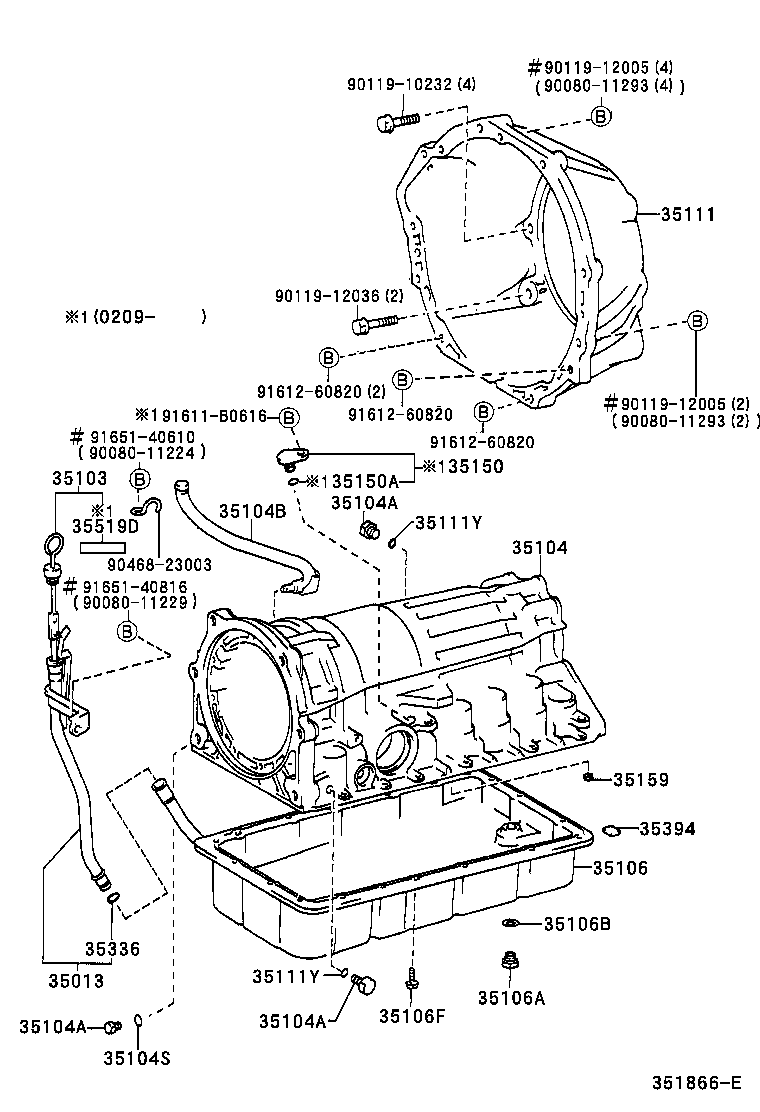 35106-35050 PAN SUB-ASSY, AUTOMATIC TRANSMISSION OIL product image