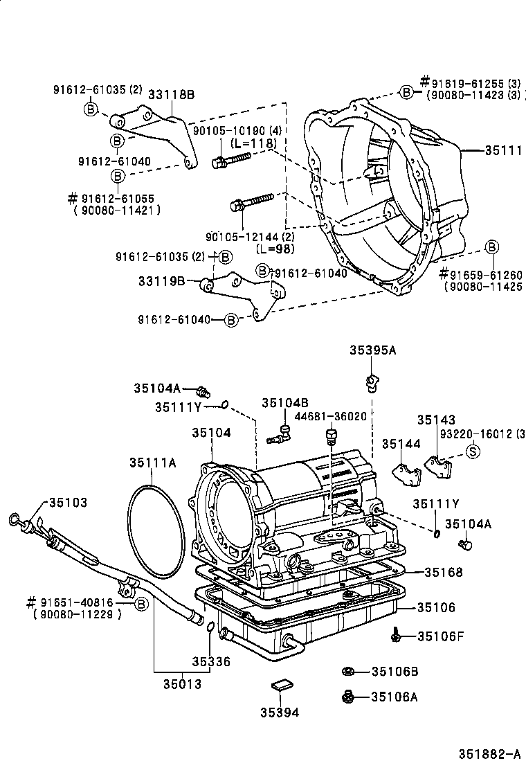 35106-35060 PAN SUB-ASSY, AUTOMATIC TRANSMISSION OIL product image