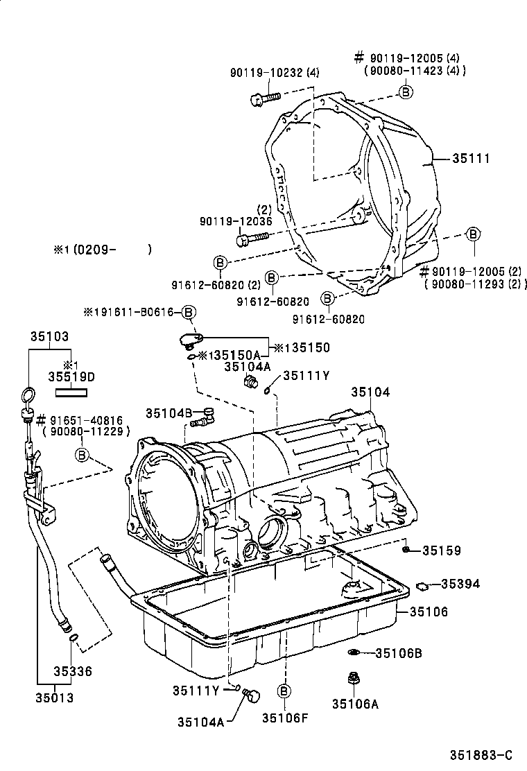 35106-35060 PAN SUB-ASSY, AUTOMATIC TRANSMISSION OIL product image