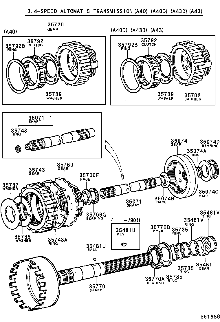 35760-20010 GEAR ASSY, REAR PLANETARY product image