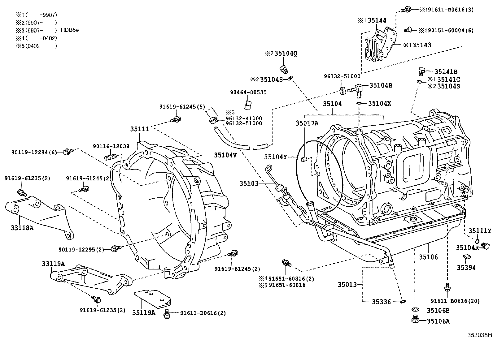 35106-60130 PAN SUB-ASSY, AUTOMATIC TRANSMISSION OIL product image