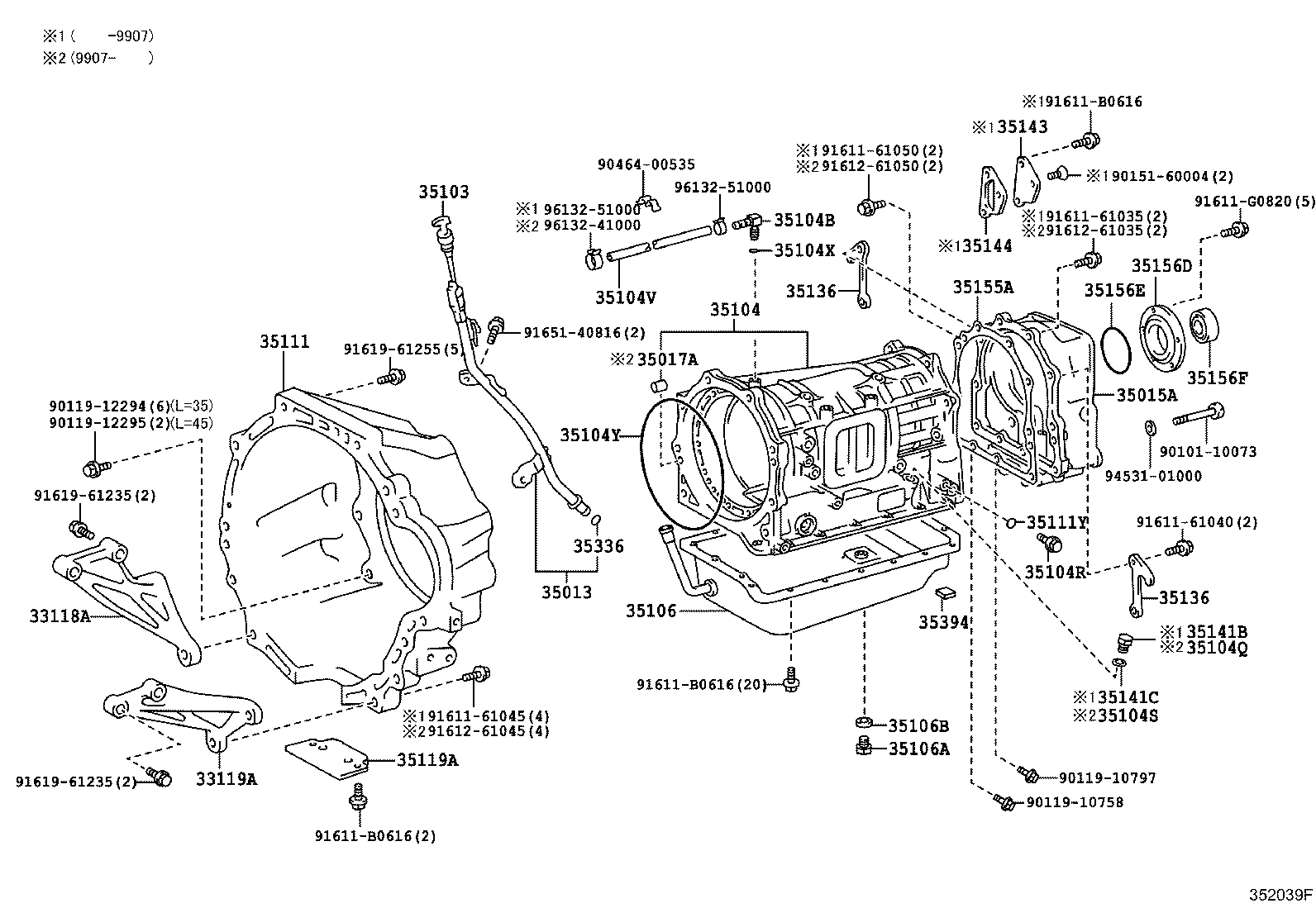 35106-60130 PAN SUB-ASSY, AUTOMATIC TRANSMISSION OIL product image
