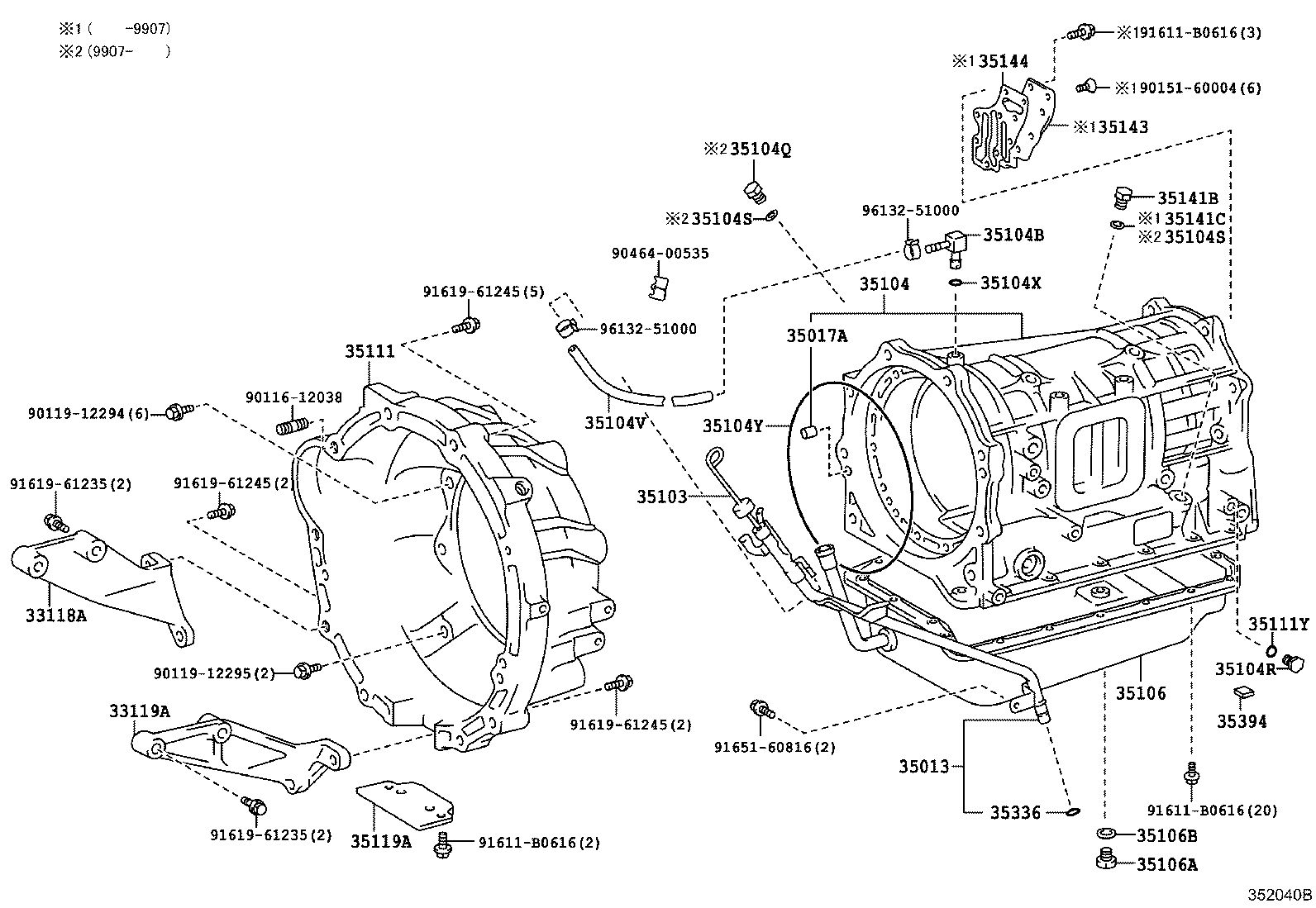 35104-36060 CASE SUB-ASSY, AUTOMATIC TRANSMISSION product image