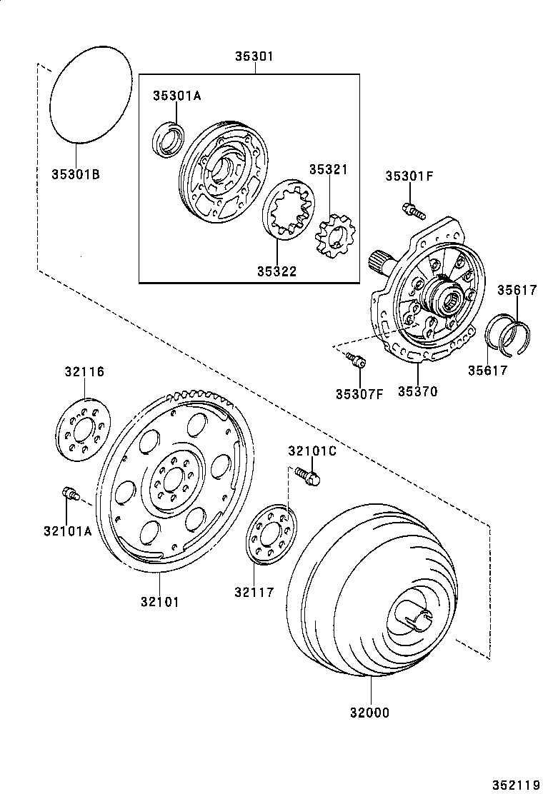 35035-21020 BODY SUB-ASSY, FRONT OIL PUMP product image