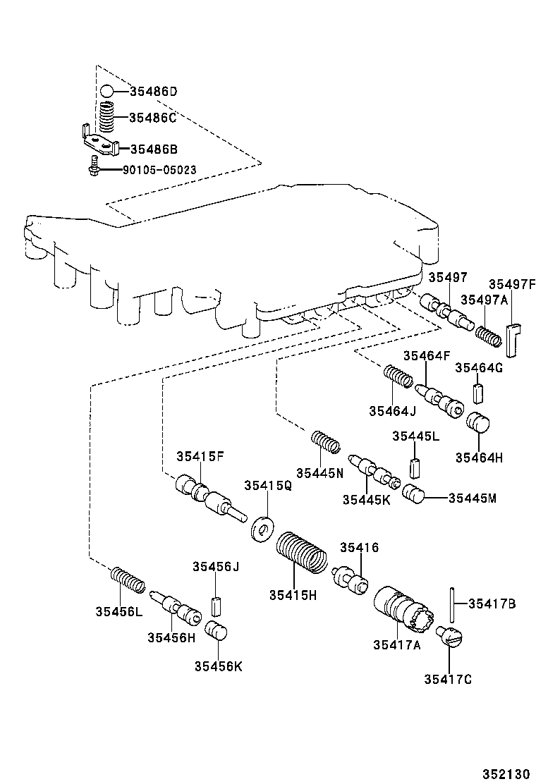 35196-21010 CLAMP, TRANSAXLE APPLY TUBE, NO.2 product image