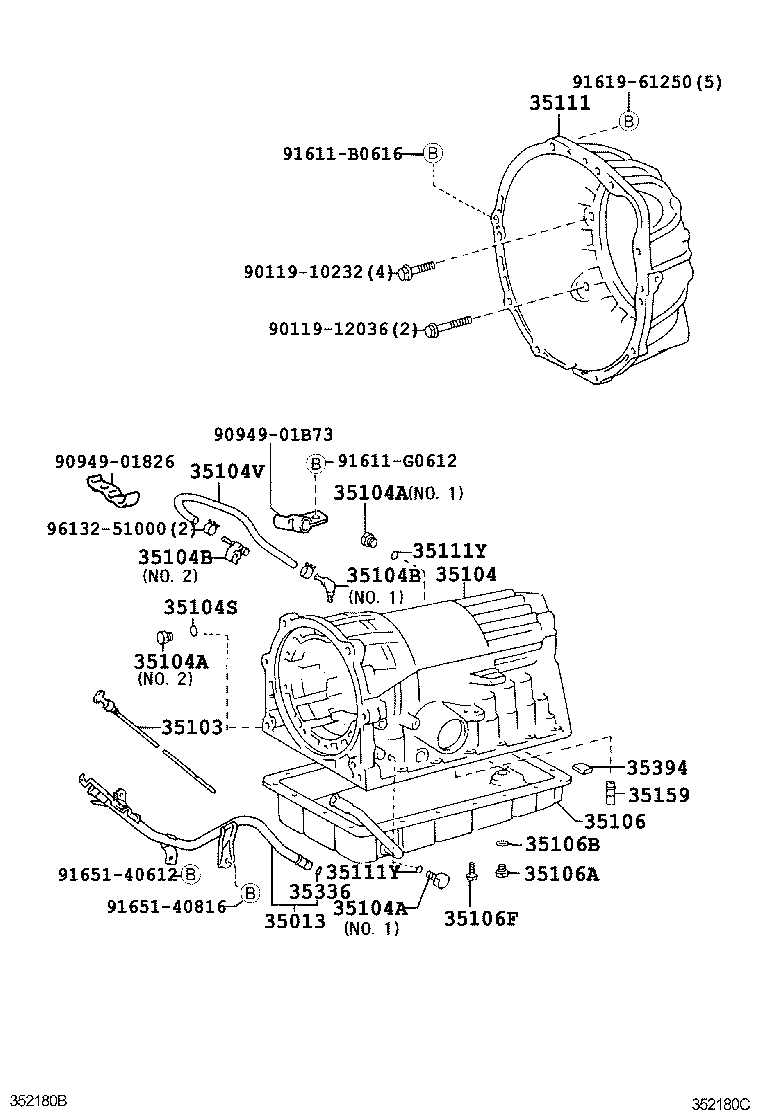 35106-26030 PAN SUB-ASSY, AUTOMATIC TRANSMISSION OIL product image