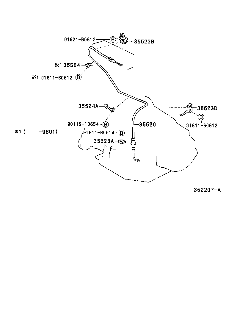 35520-21030 CABLE ASSY, THROTTLE product image
