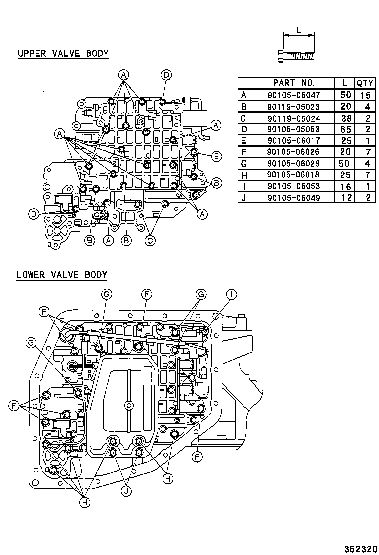 35205-12010 SPRING SUB-ASSY, B-2 ACCUMULATOR product image