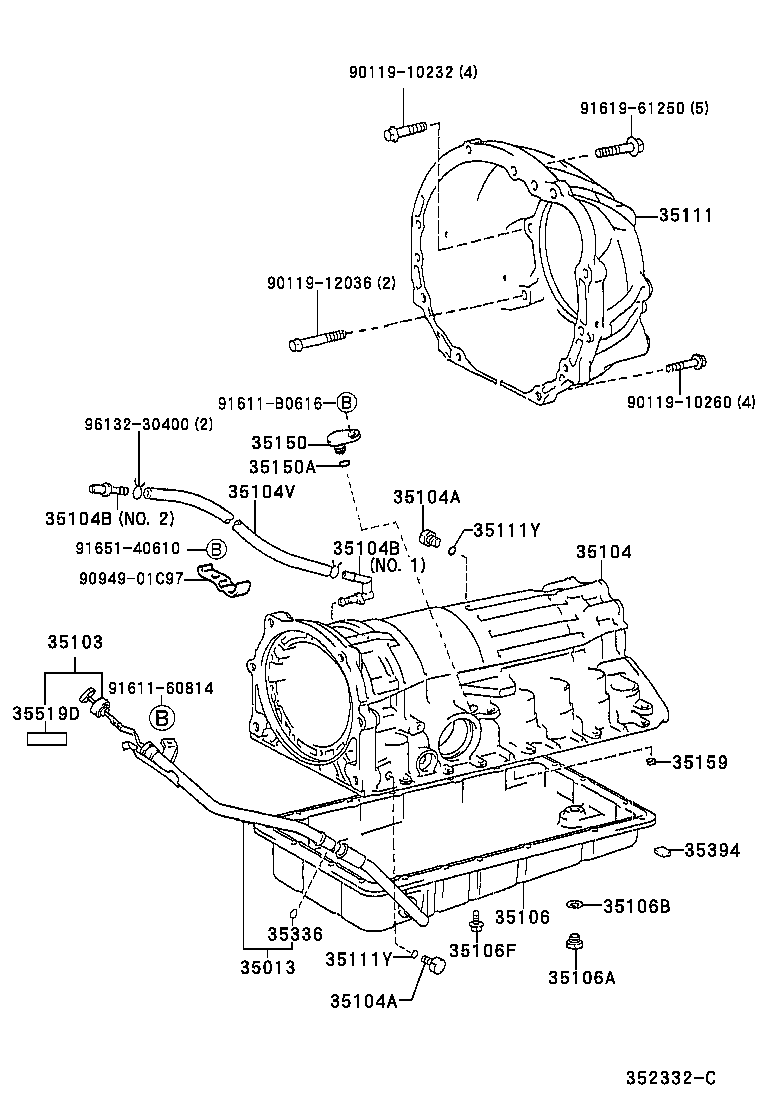 90930-03165 PLUG, BREATHER, NO.1 (ATM) product image