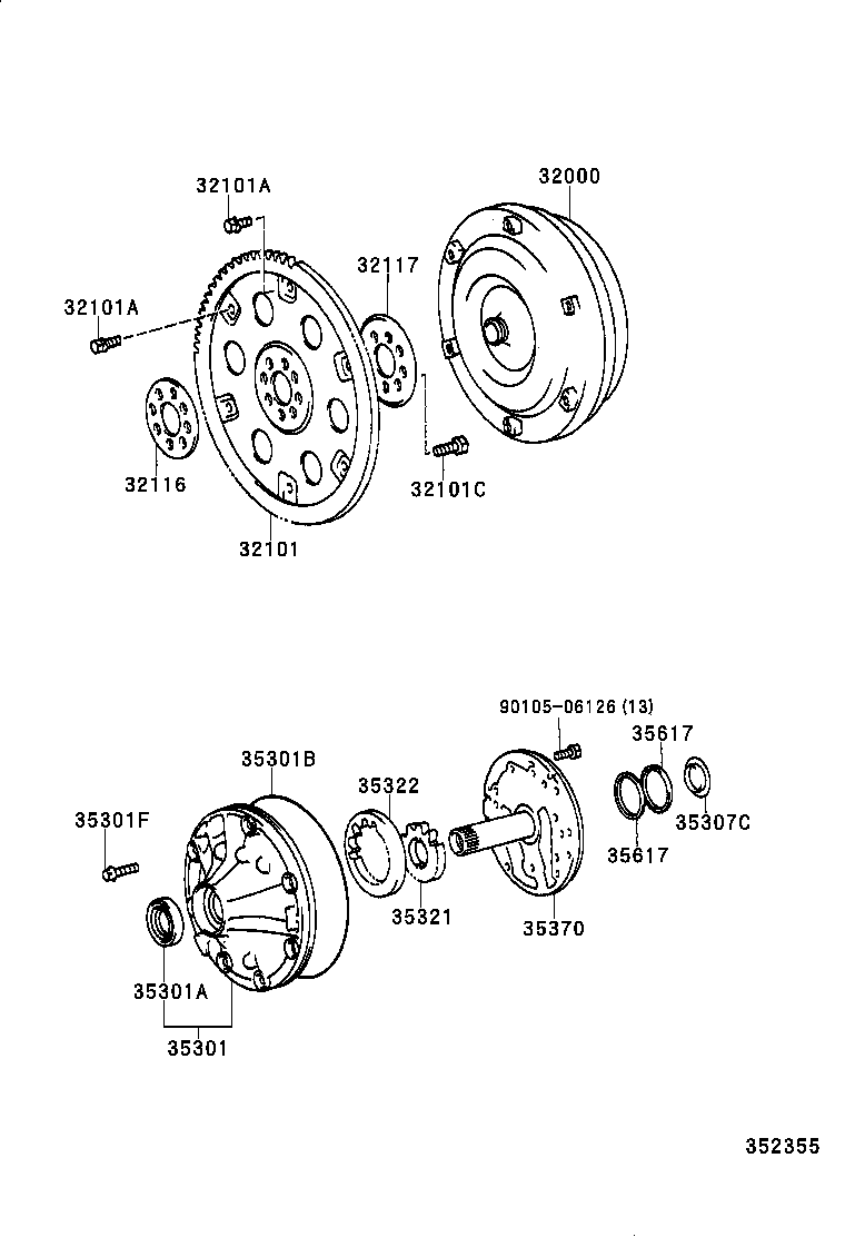32115-27010 SPACER, DRIVE PLATE, FRONT product image