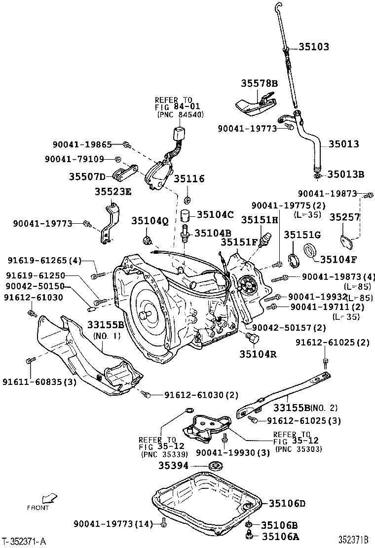 35151-87403 COVER, TRANSMISSION CASE, SIDE product image