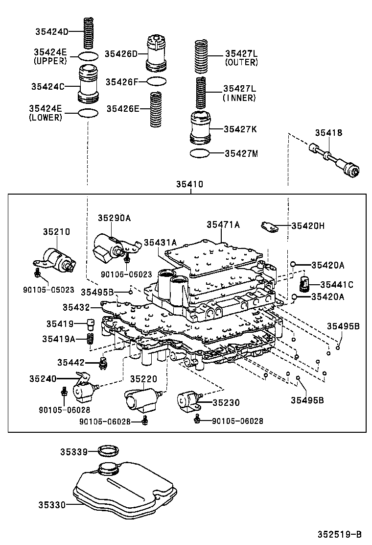 35212-28010 VALVE, LOCK UP RELAY product image