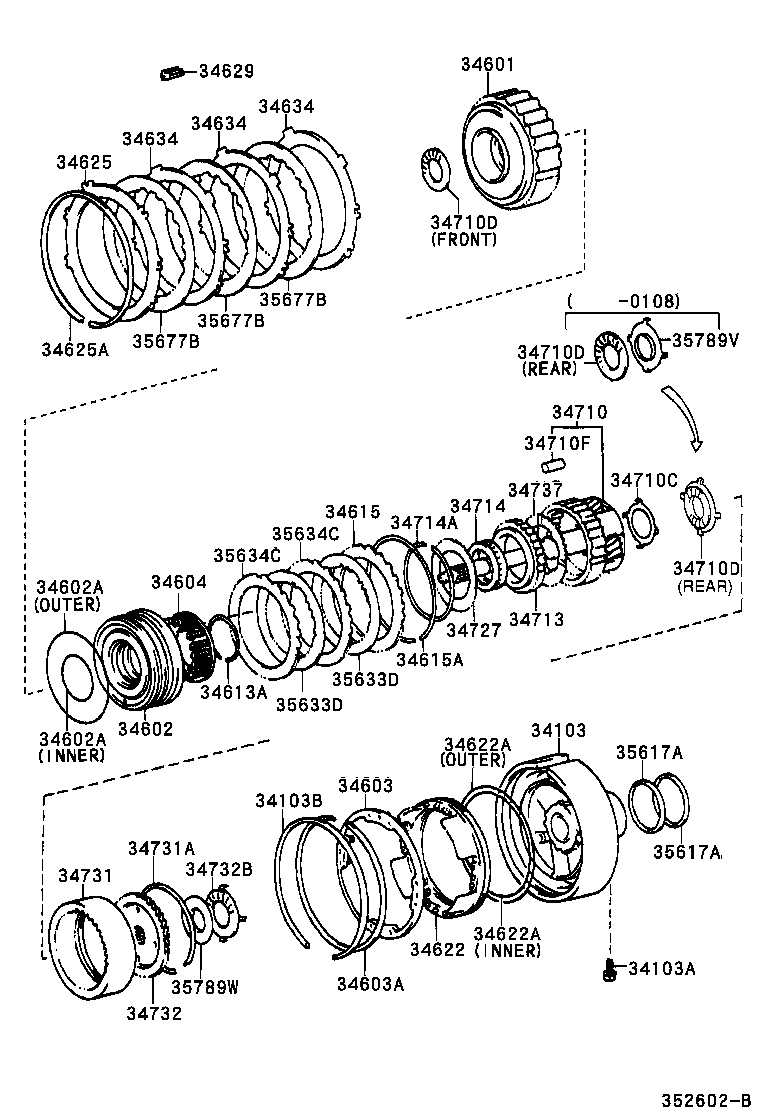 35677-30140 DISC, CLUTCH (FOR OVERDRIVE) product image