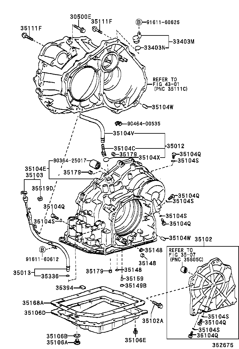35012-48010 HOSE SUB-ASSY, TRANSMISSION BREATHER product image