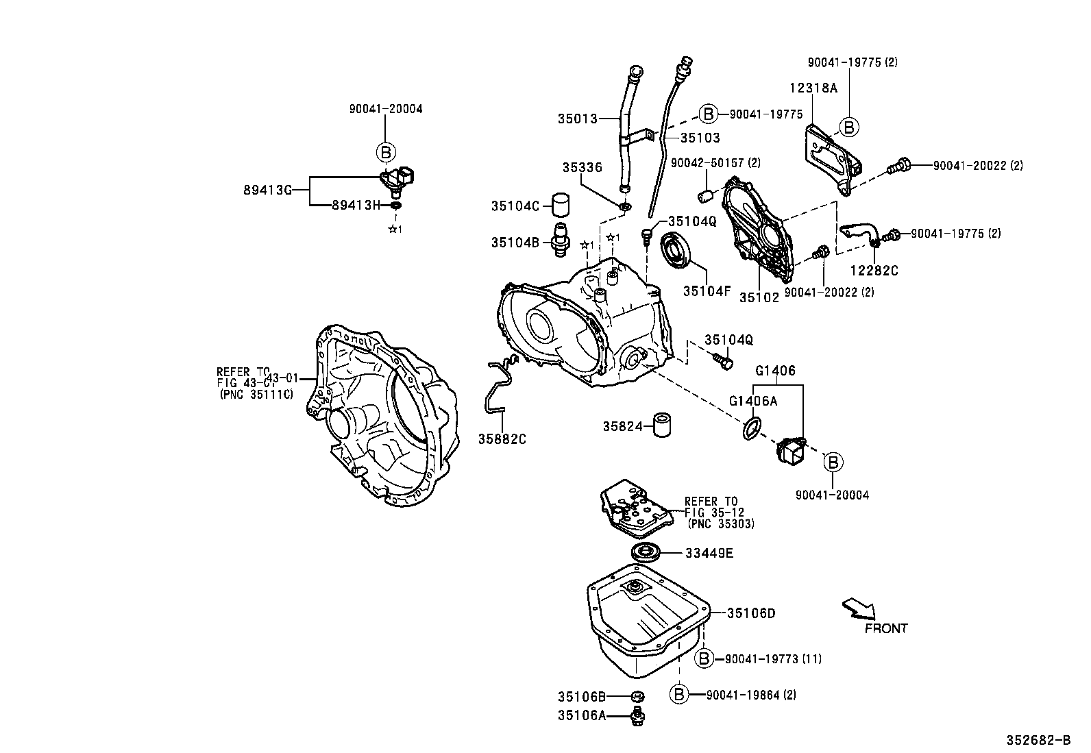 35106-97201 PAN SUB-ASSY, AUTOMATIC TRANSAXLE OIL product image