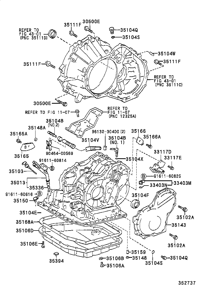 90311-35047 SEAL, OIL (FOR TRANSAXLE CASE) product image