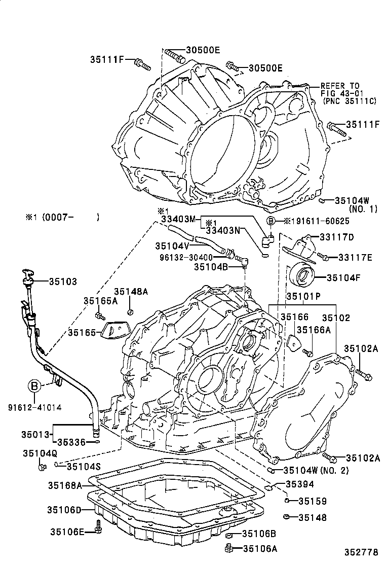 90311-35047 SEAL, OIL (FOR TRANSAXLE CASE) product image