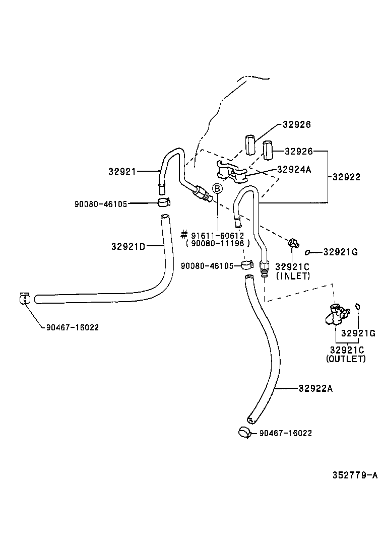 32918-45010 UNION(FOR OIL COOLER TUBE) product image
