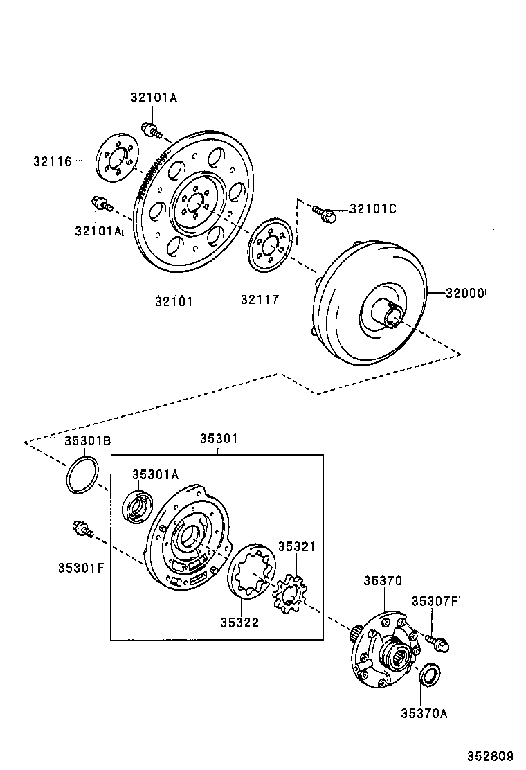 32000-12380 CONVERTER ASSY, TORQUE product image