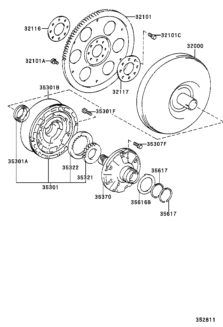 32000-12380 CONVERTER ASSY, TORQUE product image