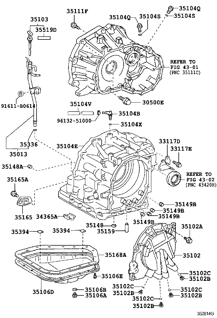 35103-02100 GAGE SUB-ASSY, TRANSMISSION OIL LEVEL product image
